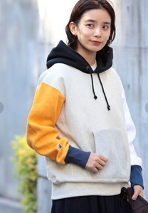 激レア メンズサイズ 希少 Champion × BEAMS BOY 別注 リバースウィーブ パーカ