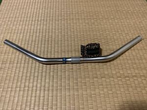 nitto B243 ハンドル フラット　ライザー　カモメ　プロムナード アルミ　希少　bluelug コミューター