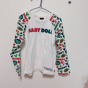 BABYDOLL ベビードール★ミッキー　長袖Ｔシャツ　120