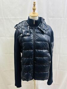 Moncler モンクレール ダウン ニット ネイビー