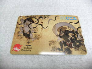 ICOCA 風神雷神 イコカ Japan Endless Discovery 交通系ICカード デポジットのみ RK523