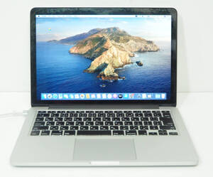 ♪ Apple MacBook Pro (13-inch ) ♪ A1502 Retinaディスプレイ Corei7-4558U メモリ16GB SSD:256GB カメラ Wlan MAC OS Sierra済