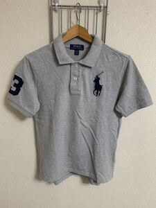 ［POLO RALPH LAUREN ］ポロラルフローレン 半袖ポロシャツ　グレー　Mサイズ　Y787