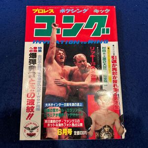 ゴング◆6月号◆Vol.14◆No.6◆IWGP◆具志堅用高◆リッキー◆スヌカ◆ポール・エラリング