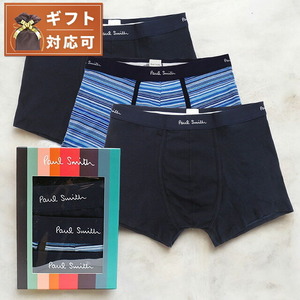 ポールスミス PAUL SMITH ボクサーパンツ 3枚セット M1A-914C-A3PCKG-47A-L メンズ ネイビー 下着