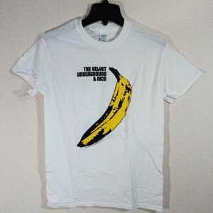 【S】Impact/バンドTシャツ/THE VELVET UNDERGROUND & NICO/白/正規ライセンス品