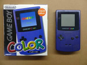 Nintendo ゲームボーイカラー GAMEBOY COLOR　パープル　本体