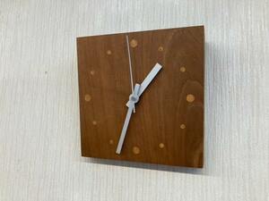 お洒落な2WAYタイプ時計♪LINDO Clock 時計 壁掛け マホガニー ウッド インテリア