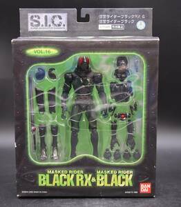 RY11-31【現状品】S.I.C.vol.16 BUACK RX＆BUACK 仮面ライダーブラックRX＆仮面ライダーブラック フィギュア BANDAI 長期保管品