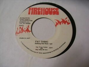 ●Reggae 45●ANTHONY RED ROSE/ FAT THING