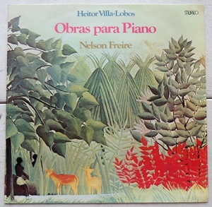 LP ヴィラ＝ロボス OBRAS PARA PIANO ピアノ作品集 ネルソン・フレイレ ブラジル盤