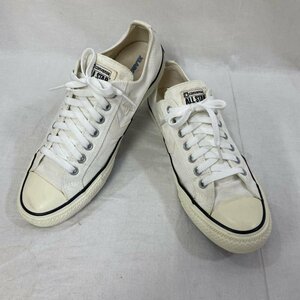 エクストララージ converse × X-LARGE シェブロンスター ローカット オフホワイト US7.5 / 26cm スニーカー US：7.5 ロゴ、文字