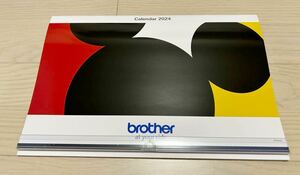 新品☆ディズニー☆2024年壁掛けカレンダー Disney記念日記載あり 月毎 日曜始まり ポスター brother 壁かけ 吊り下げ キャラクター