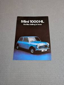 MINI 1000HL ドイツ語版カタログ ミニ