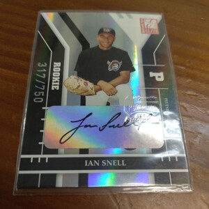 2004 elite ian snell RC autograph 317/750