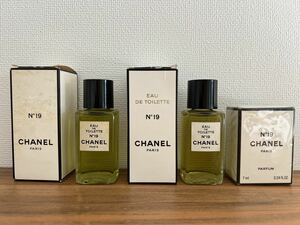 シャネル　CHANEL No.19 オードトワレ　パルファム　3個セット　香水