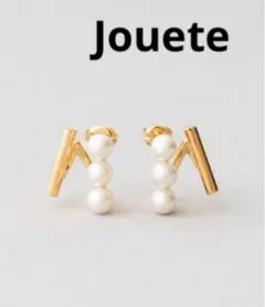 ◼️現行品◼️【Jouete】ダブルピアス　パール