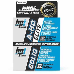 ★国内未発売★効率良く筋肉質な肉体へ！BPI Sports社 A-HD Elite / Solid セット 30回分★超強力体脂肪減少&テストステロン上昇★★