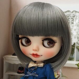 ネオブライス ウィッグ ドーリィボブ グレイアッシュ 10インチ/ドール Blythe Pulip プーリップ