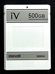 ★送料無料★動作品　iVDR-S カセットハードディスク　500GB　ホワイト　マクセル/maxell　アイヴィ　M-VDRS　Wooo対応　⑤