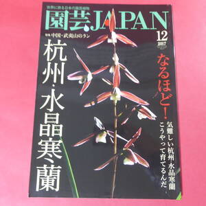 YN4-241219☆園芸JAPAN 2017年12月号　杭州寒蘭 水晶寒蘭 ※ 自然と野生ラン