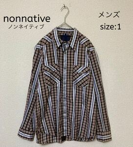 nonnative ノンネイティブ マルチカラーチェックシャツ 1