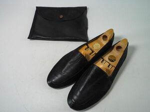 【貴重品 良品/最高級】John Lobb PARIS ジョンロブ ローファ サイズ 6E 機内靴 室内靴 HERMES JOHN LOBB PARIS 5157