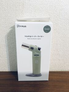 送料無料◆エフプラス(F PLUS) ガスバーナー マルチなバーナーライター キャンプ アウトドア グリーン 新品