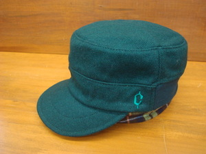 新品Clef (クレ) LAND WIRED RIB WORK CAP GREEN