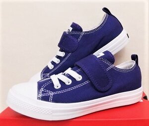 ★新品★CONVERSE CHILD ALL STAR LIGHT V-1 OX (チャイルドオールスターライトV-1） パープル22.0