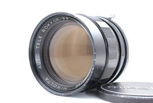 【美品 保障付 動作確認済】 Minolta MC Auto Tele Rokkor PF 100mm f2 for MD Mount Lens ミノルタ マニュアル フォーカス レンズ #Q6414