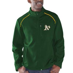 AX80)G-III Sports by Carl Banks Oakland Athletics MLB フリースジャケット(LAI50055)/XL/オークランド・アスレチックス/大きいサイズ