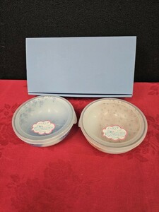 新品　日本製　陶器　ノンラップ　フタ付き　２点セット　サイズ直径約11cm高さ5cm　ek-551y2