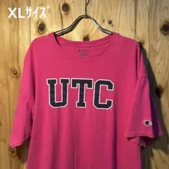 USA古着Tシャツ XLサイズ champion パープルピンク