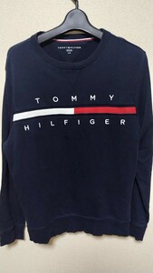 TOMMY HILFIGER トミーヒルフィガー　 トレーナー 長袖 紺色 サイズL