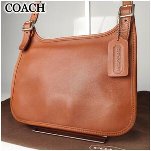 【極美品】coach コーチ バッグ レザー オールドコーチ トートバッグ ミニ ショルダーバッグ レディース ブラウン キャメル バック カバン 