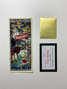 DEATH NYC signed U.S dollar bill USドル札 紙幣 世界限定 スヌーピー SNOOPY 浮世絵 現代アート