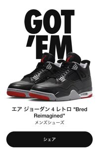 Nike Air Jordan 4 Retro Bred Reimagined