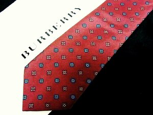 ♪今週の特売980円～♪1791♪良品【BURBERRY】バーバリー【花 ドット 柄】ネクタイ♪