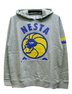 ★　NESTA BRAND ネスタブランド　スウェットプルパーカー 　未使用品　M　へザーグレイ　SW1507F