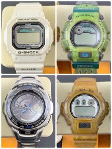 1000円~●★稼動未確認★腕時計 CASIO G-SHOCK GLX-5600 DW-6900K GW-1600CJ 他 G-LIDE プロテクション★okoy3279975-207★ot6349