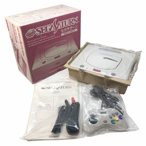 【極美品】セガサターン SEGA SATURN 本体 HST-0014 取扱説明書 箱付き レトロゲーム