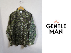 ★送料無料匿名発送★美品★MISTERGENTLEMAN★ミスタージェントルマン★CAMO MODERN SHIRT(MIX)★迷彩シャツMr.GENTLEMAN