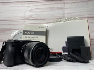 Canon キヤノン EOS M3 レンズキット ミラーレス一眼カメラ 元箱付き #30