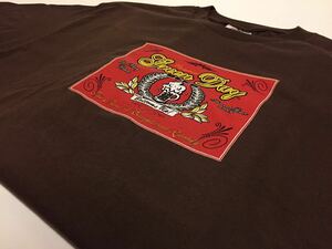 90s デッド 希少 GREEN DAY グリーンデイ BEER bottome up ブラウン VINTAGE ヴィンテージ size L