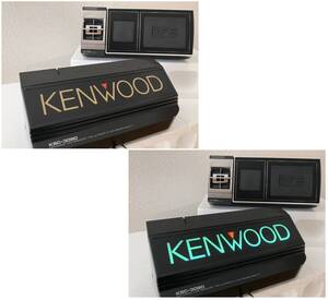  ［稼働動画］メンテナンス済み 希少 KENWOOD KSC-3090 ラバーエッジ交換 イルミLED化 据え置き型ボックススピーカー旧車当時物ネオクラ