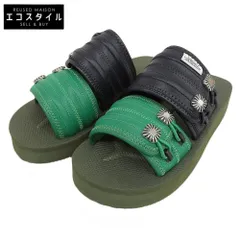 SUICOKE スイコック 新品同様 SUICOKE スイコック 【×トーガ】 サンダル レディース グリーンミックス 23.0cm MURA2-PO-TOG 5(US)