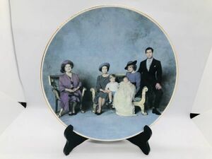 国内発送 ROYAL WORCESTER、SPODE 英国ロイヤルファミリー 写真プレート（約22cm）英国ロイヤル 英国製 C-28