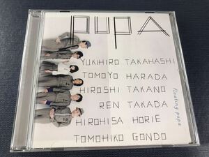 CD　PUPA　ピューパ　高橋幸宏を中心に原田知世、高野寛、高田漣、堀江博久、権藤知彦の6人で結成！　全15曲収録