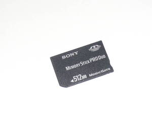 動作保証！SONY Memory Stick PRO Duo 512MB MAGIC GATE　②